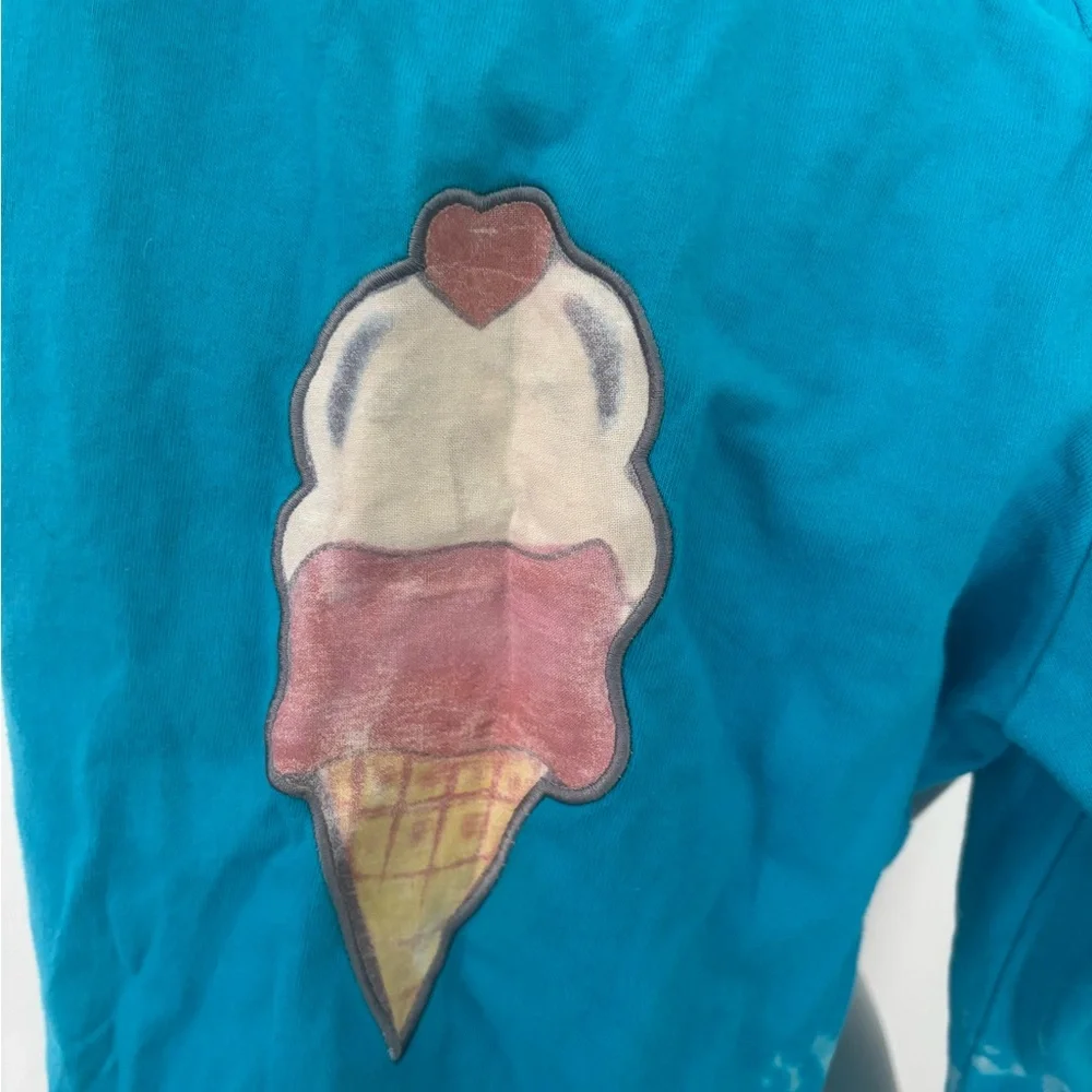 Primp Rare Blue Ice Cream Splatter Pants - Picture 8 of 9